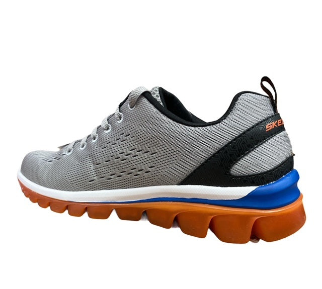 Skechers scarpa sportiva da uomo Skech Air 2.0 Zero Gravity 51472 LGOR grigio-arancio