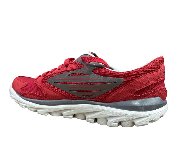 Skechers scarpa da corsa da uomo Go Run 53538 RDCC rosso-grigio