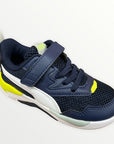 Puma scarpa sneakers da infant X-Ray Lite AC Inf 374398 21 blu-bianco-giallo