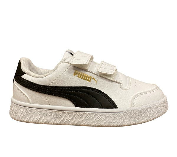 Puma sneakers da bambino Shuffle V Ps 375689 02 white black