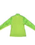 Mizuno maglia tecnica da corsa da uomo mezza zip Active Hybrid Dry Ls Hz J2GC1525 33 lime green