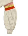 Levi's Felpa con cappuccio e Logo fantasia da ragazza 4ED500-001 bianco