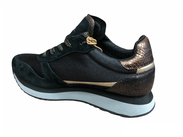 Lotto Leggenda scarpa sneakers da donna Wedge Bronze 217129 8NC nero-rame