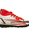 Nike scarpa da calcetto da ragazzo Mercurial Superfly 8 Club CR7 BD0933 600 rosso-nero-bianco