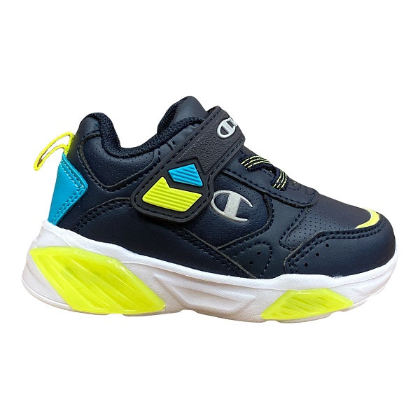 Champion scarpa da ginnastica da bambino con luci Wave S32130 CHA BS501 NNY blu