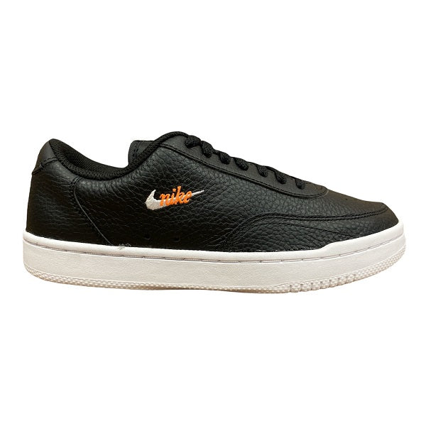 Nike scarpa sneakers da donna Court Vintage Premium CW1067 002 nero bianco arancione