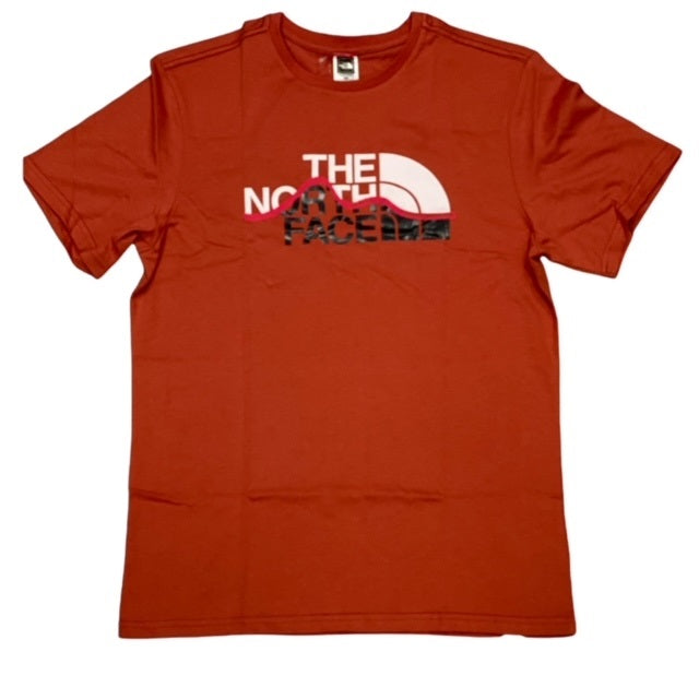 The North Face maglietta manica corta Mount Line NF00A3G2UBR1 rosso mattone
