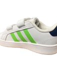 Adidas sneakers da bambino Grand Court CF I GX5750 white-green