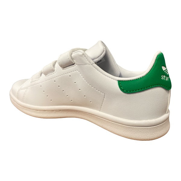 Adidas sneakers con strappo da bambino Stan Smith CF C FX7534 white-green