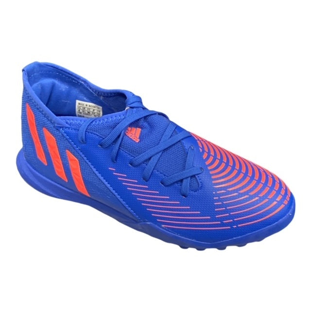 Adidas scarpa da calcetto da ragazzo Predator Edge.3 TF GX2640 blu-corallo