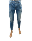 Zero Construction pantalone Jeans da uomo Oric 4103 blu