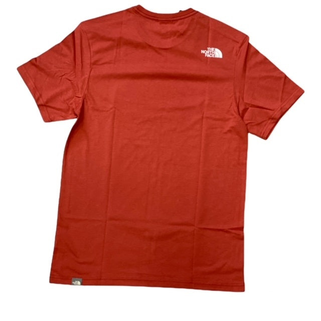 The North Face T-shirt M S/S Easy NF0A2TX3UBR1 tandori spice red
