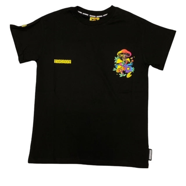 Mushroom T-shirt 19002-01 black
