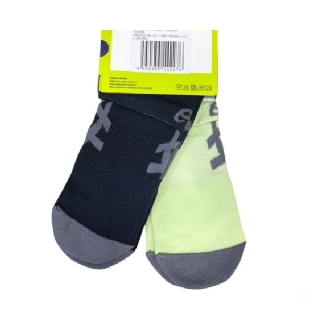 Asics 2PPK Lighweight Sock 130888 407 french blue-lime green