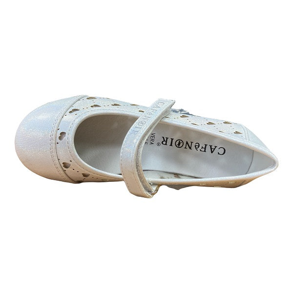 CafèNoir scarpe ballerina da bambina C-1672 white