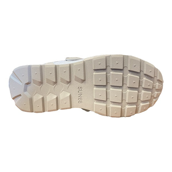 Sun68 scarpa sneakers da ragazza Ally Glitter Mesh Z32403 01 bianco