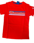 Champion T-shirt Boy 305979 RS041 FLS red