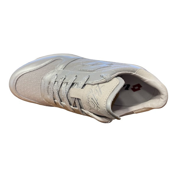 Lotto Leggenda scarpa sneakers da donna Wedgge Metal 217875 97V argento