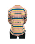 Obey T-shirt manica lunga Higland  131030115 pink multi