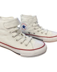 Converse scarpa sneakers da bambini con laccio elastico Chuck Taylor All Star 372884C bianco