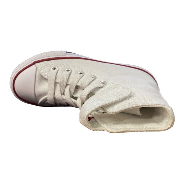 Converse scarpa sneakers da bambini con laccio elastico Chuck Taylor All Star 372884C bianco