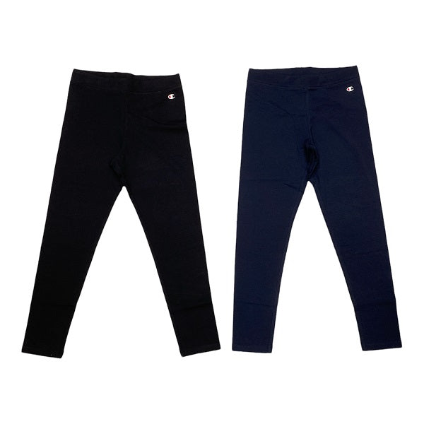 Champion Pantalone sportivo da donna 115083 KK002 NBK/NNY confezione da 2 pezzi 1 nero e 1 blu