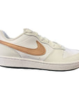 Nike scarpa sneakers da ragazza Court Boroungh Low 2 BQ5448 116 bianco bronzo