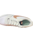 Nike scarpa sneakers da ragazza Court Boroungh Low 2 BQ5448 116 bianco bronzo