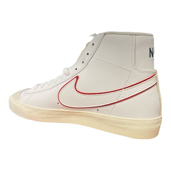 Nike scarpa sneaker da uomo Blazer Mid &#39;77 DQ0796 100 bianco rosso