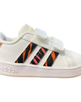 Adidas sneakers da bambino Grand Court CF I GZ1079 white-black