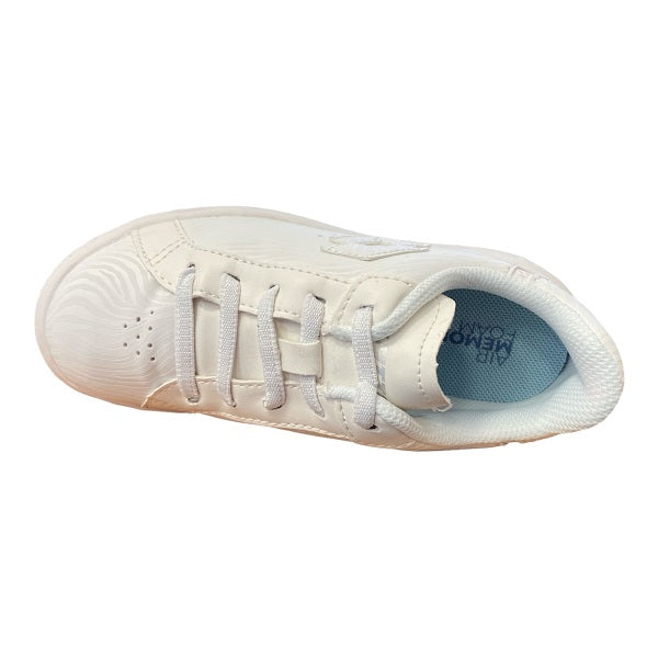 Lotto scarpa da ginnastica con laccio elastico Venus AMF II zebra CL 217510 010 white