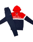 Champion Tuta Hooded Ful Zip 217413 BS501 NNY red-navy