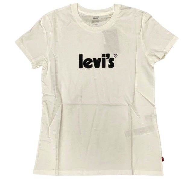 Levi&#39;s Maglietta manica corta da donna The Perfect Tee 173691755 bianco