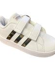 Adidas sneakers da bambino Grand Court CF I GZ1086 white-camo