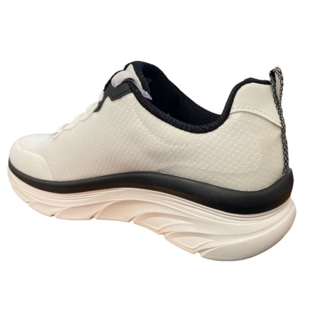 Skechers scarpa da walking da uomo D&#39;Lux Walker Be Easy 149319/WBK bianco-nero