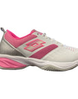 Lotto scarpa da tennis da donna Superrapida 400 IV 217302 8FU bianco-rosa