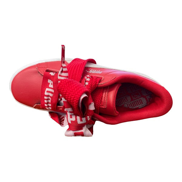 Puma basket heart store donna rosso