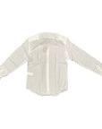 Censured camicia da uomo in lino collo coreana SM3693T LISM00 optical white
