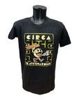 C1RCA T-shirt SK8-MAN da uomo manica corta MTS141 black
