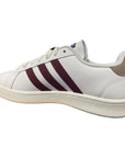 Adidas scarpa sneakers da uomo Grand Court GY3621 bianco-bordeaux