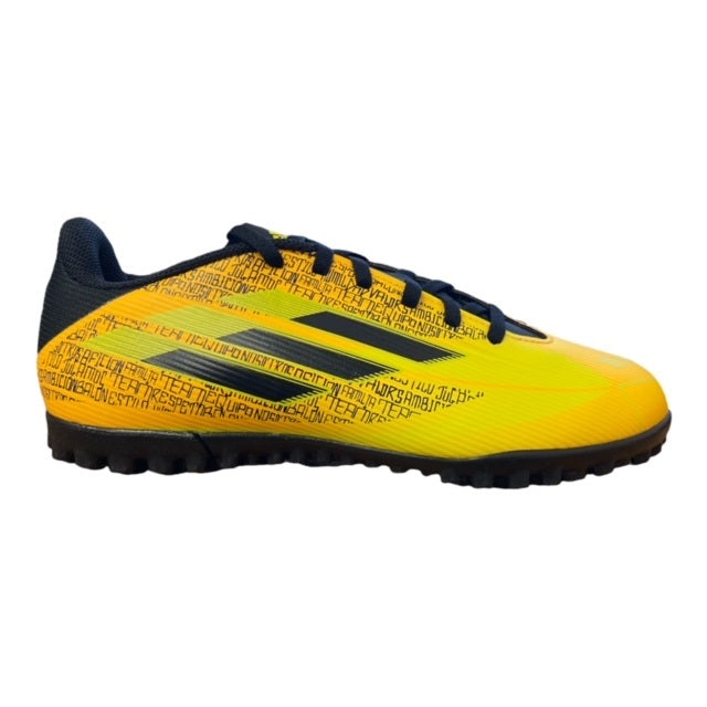 Adidas X Speedflow Messi.4 SOGOLD scarpa da calcetto unisex GW7429 oro solare-nero-giallo