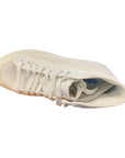 Adidas Originals scarpa sneakers alta in tela da uomo Nizza Hi H01110 bianco