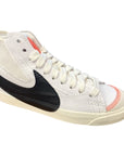 Nike scarpa sneakers da uomo Blazer Mid '77 Jumbo DD3111 100 bianco nero