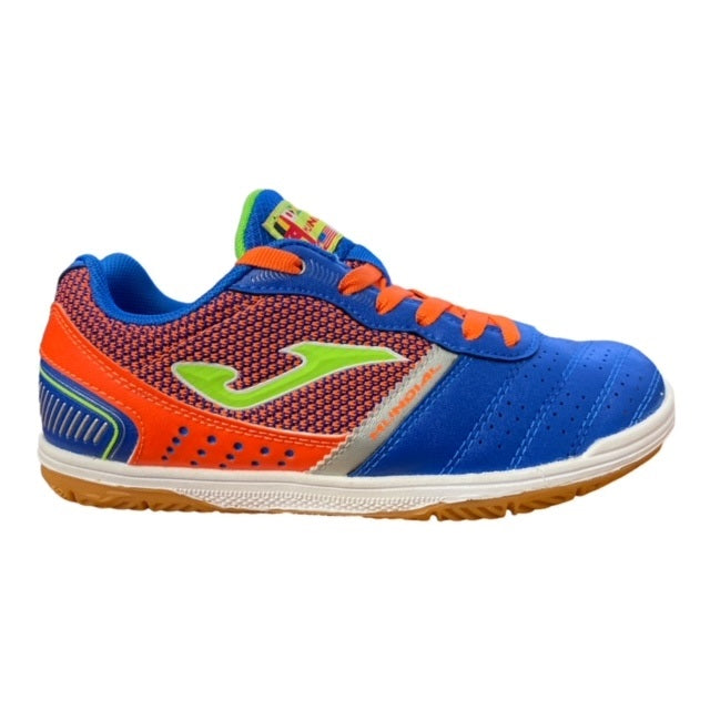 Joma scarpa da calcetto indoor da junior Mundial 604 MUNJW.604.IN blue-orange