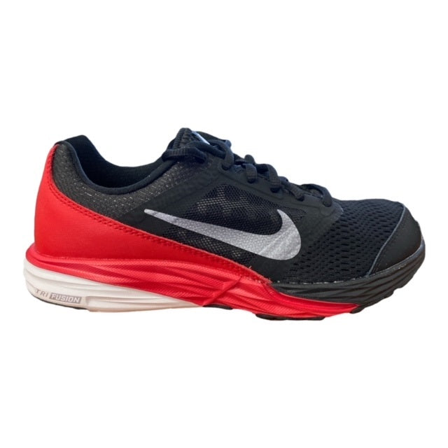 Nike scarpa da corsa da ragazzo Trail Fusion Run GS 749832 010 nero rosso