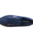 Superga 2750-nakedcotu scarpa sneeakers in tela S0000010 X1Y blue mid