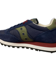 Saucony Originals scarpa sneakers da uomo Jazz Original S2044 654 blu-verde foresta