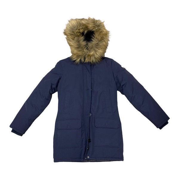 Pickwick giacca con cappuccio e pelliccia da donna PJET999WJI8 blu