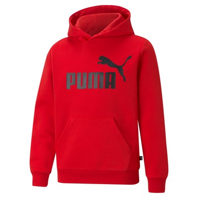 Puma Felpa Bambino ESS Hoodie FL B 586965 High Risk Rosso