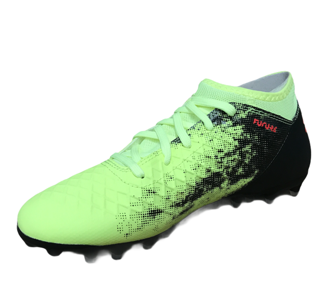 Puma Future 18.4 MG Scarpe Calcio Junior Giallo Rosso Nero lat